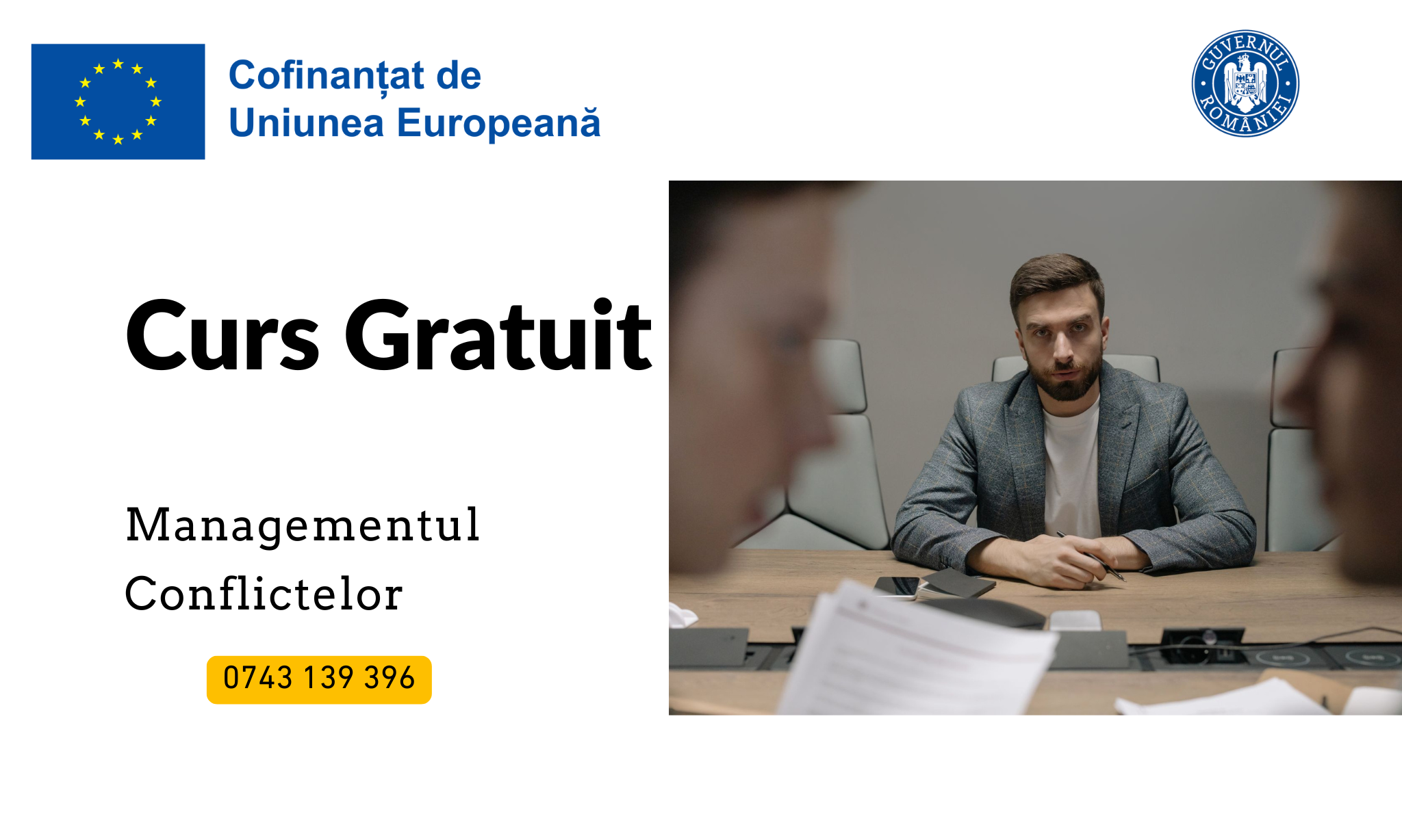 Conflictul nerezolvat costă mai mult decât o discuție incomodă: curs gratuit managementul conflictelor!
